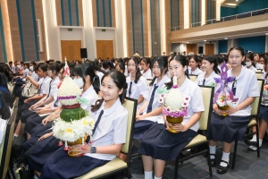 รร.สาธิต มรภ.เทพสตรี จัดพิธีไหว้ครู ประจำปีการศึกษา 2568