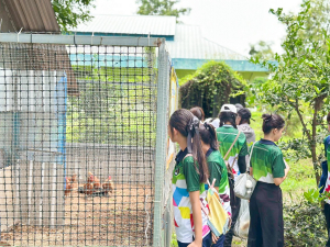 ศูนย์ส่งเสริมการจัดการศึกษาตามพระบรมราโชบาย มรภ.เทพสตรี จัดโครงการส่งเสริมการเรียนรู้เกษตรทฤษฎีใหม่เพื่อการส่งเสริมอาชีพ สำหรับนักศึกษา มรภ.เทพสตรี