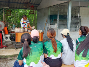 ศูนย์ส่งเสริมการจัดการศึกษาตามพระบรมราโชบาย มรภ.เทพสตรี จัดโครงการส่งเสริมการเรียนรู้เกษตรทฤษฎีใหม่เพื่อการส่งเสริมอาชีพ สำหรับนักศึกษา มรภ.เทพสตรี