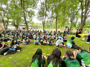 ศูนย์ส่งเสริมการจัดการศึกษาตามพระบรมราโชบาย มรภ.เทพสตรี จัดโครงการส่งเสริมการเรียนรู้เกษตรทฤษฎีใหม่เพื่อการส่งเสริมอาชีพ สำหรับนักศึกษา มรภ.เทพสตรี