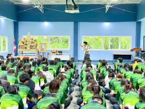 ศูนย์ส่งเสริมการจัดการศึกษาตามพระบรมราโชบาย มรภ.เทพสตรี จัดโครงการส่งเสริมการเรียนรู้เกษตรทฤษฎีใหม่เพื่อการส่งเสริมอาชีพ สำหรับนักศึกษา มรภ.เทพสตรี
