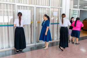 มรภ.เทพสตรี ในฐานะศูนย์ทดสอบประเมินสมรรถนะทางวิชาชีพครูฯ จัดทดสอบเพื่อขอรับใบอนุญาตประกอบวิชาชีพครู พร้อมกันกับสนามสอบทั่วประเทศ