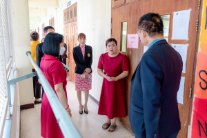 มรภ.เทพสตรี ในฐานะศูนย์ทดสอบประเมินสมรรถนะทางวิชาชีพครูฯ จัดทดสอบเพื่อขอรับใบอนุญาตประกอบวิชาชีพครู พร้อมกันกับสนามสอบทั่วประเทศ