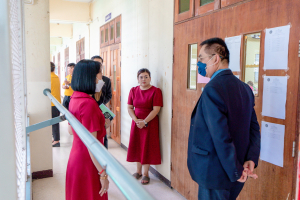 มรภ.เทพสตรี ในฐานะศูนย์ทดสอบประเมินสมรรถนะทางวิชาชีพครูฯ จัดทดสอบเพื่อขอรับใบอนุญาตประกอบวิชาชีพครู พร้อมกันกับสนามสอบทั่วประเทศ