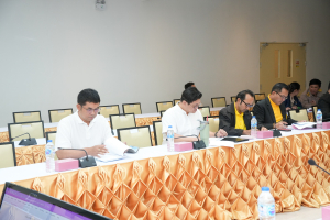 การประชุม คกก.จัดทำแผนเพิ่มประสิทธิภาพของ มรภ.เทพสตรี ครั้งที่ 1/68