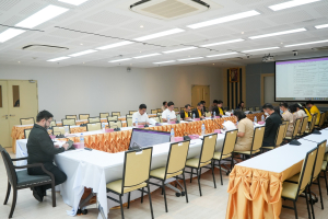 การประชุม คกก.จัดทำแผนเพิ่มประสิทธิภาพของ มรภ.เทพสตรี ครั้งที่ 1/68