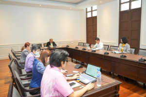 การประชุม คกก.สรรหากรรมการผู้ทรงคุณวุฒิในคณะกรรมการส่งเสริมกิจการมหาวิทยาลัย