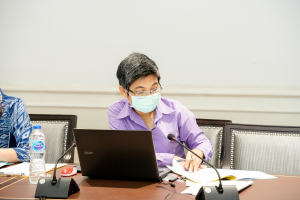 การประชุม คกก.สรรหากรรมการผู้ทรงคุณวุฒิในคณะกรรมการส่งเสริมกิจการมหาวิทยาลัย