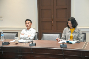 การประชุม คกก.สรรหากรรมการผู้ทรงคุณวุฒิในคณะกรรมการส่งเสริมกิจการมหาวิทยาลัย