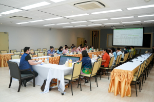 กองนโยบายและแผน จัดประชุมพิจารณาจัดสรรงบประมาณหน่วยงานสนับสนุนการผลิตบัณฑิต ปีงบประมาณ พ.ศ. 2569