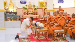 มรภ.เทพสตรี ร่วมพิธีเจริญพระพุทธมนต์ถวายพระพรชัยมงคลแด่ พระบาทสมเด็จพระเจ้าอยู่หัว และพระบรมวงศานุวงศ์ ประจำปี พ.ศ. 2568 ครั้งที่ 6