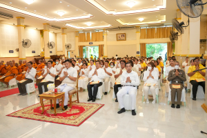 มรภ.เทพสตรี ร่วมพิธีเจริญพระพุทธมนต์ถวายพระพรชัยมงคลแด่ พระบาทสมเด็จพระเจ้าอยู่หัว และพระบรมวงศานุวงศ์ ประจำปี พ.ศ. 2568 ครั้งที่ 6