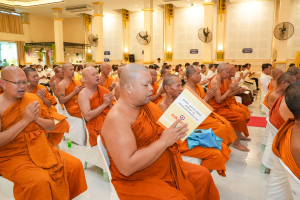 มรภ.เทพสตรี ร่วมพิธีเจริญพระพุทธมนต์ถวายพระพรชัยมงคลแด่ พระบาทสมเด็จพระเจ้าอยู่หัว และพระบรมวงศานุวงศ์ ประจำปี พ.ศ. 2568 ครั้งที่ 6