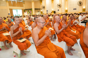 มรภ.เทพสตรี ร่วมพิธีเจริญพระพุทธมนต์ถวายพระพรชัยมงคลแด่ พระบาทสมเด็จพระเจ้าอยู่หัว และพระบรมวงศานุวงศ์ ประจำปี พ.ศ. 2568 ครั้งที่ 6