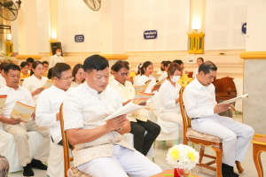 มรภ.เทพสตรี ร่วมพิธีเจริญพระพุทธมนต์ถวายพระพรชัยมงคลแด่ พระบาทสมเด็จพระเจ้าอยู่หัว และพระบรมวงศานุวงศ์ ประจำปี พ.ศ. 2568 ครั้งที่ 6