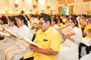 มรภ.เทพสตรี ร่วมพิธีเจริญพระพุทธมนต์ถวายพระพรชัยมงคลแด่ พระบาทสมเด็จพระเจ้าอยู่หัว และพระบรมวงศานุวงศ์ ประจำปี พ.ศ. 2568 ครั้งที่ 6