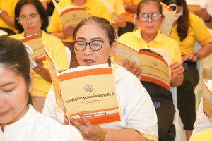 มรภ.เทพสตรี ร่วมพิธีเจริญพระพุทธมนต์ถวายพระพรชัยมงคลแด่ พระบาทสมเด็จพระเจ้าอยู่หัว และพระบรมวงศานุวงศ์ ประจำปี พ.ศ. 2568 ครั้งที่ 6