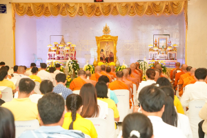 มรภ.เทพสตรี ร่วมพิธีเจริญพระพุทธมนต์ถวายพระพรชัยมงคลแด่ พระบาทสมเด็จพระเจ้าอยู่หัว และพระบรมวงศานุวงศ์ ประจำปี พ.ศ. 2568 ครั้งที่ 6