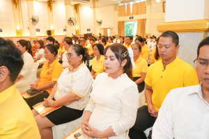 มรภ.เทพสตรี ร่วมพิธีเจริญพระพุทธมนต์ถวายพระพรชัยมงคลแด่ พระบาทสมเด็จพระเจ้าอยู่หัว และพระบรมวงศานุวงศ์ ประจำปี พ.ศ. 2568 ครั้งที่ 6