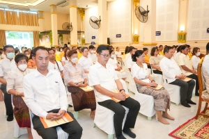 มรภ.เทพสตรี ร่วมพิธีเจริญพระพุทธมนต์ถวายพระพรชัยมงคลแด่ พระบาทสมเด็จพระเจ้าอยู่หัว และพระบรมวงศานุวงศ์ ประจำปี พ.ศ. 2568 ครั้งที่ 6