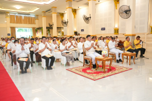 มรภ.เทพสตรี ร่วมพิธีเจริญพระพุทธมนต์ถวายพระพรชัยมงคลแด่ พระบาทสมเด็จพระเจ้าอยู่หัว และพระบรมวงศานุวงศ์ ประจำปี พ.ศ. 2568 ครั้งที่ 6
