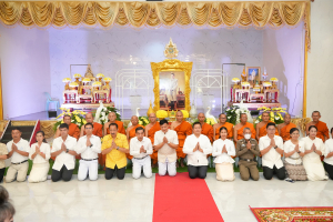 มรภ.เทพสตรี ร่วมพิธีเจริญพระพุทธมนต์ถวายพระพรชัยมงคลแด่ พระบาทสมเด็จพระเจ้าอยู่หัว และพระบรมวงศานุวงศ์ ประจำปี พ.ศ. 2568 ครั้งที่ 6