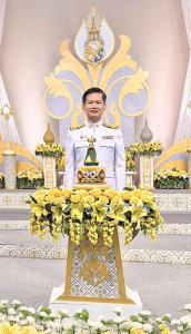 ผู้แทนผู้บริหาร คณาจารย์ บุคลากร นักเรียน และนักศึกษา มรภ.เทพสตรี บันทึกเทปโทรทัศน์ถวายพระพรชัยมงคล พระบาทสมเด็จพระเจ้าอยู่หัว