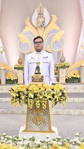 ผู้แทนผู้บริหาร คณาจารย์ บุคลากร นักเรียน และนักศึกษา มรภ.เทพสตรี บันทึกเทปโทรทัศน์ถวายพระพรชัยมงคล พระบาทสมเด็จพระเจ้าอยู่หัว