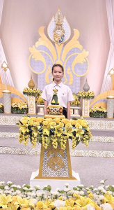 ผู้แทนผู้บริหาร คณาจารย์ บุคลากร นักเรียน และนักศึกษา มรภ.เทพสตรี บันทึกเทปโทรทัศน์ถวายพระพรชัยมงคล พระบาทสมเด็จพระเจ้าอยู่หัว