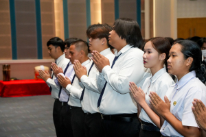 มรภ.เทพสตรี จัดพิธีไหว้ครูนักศึกษาภาคปกติ ประจำปีการศึกษา 2568