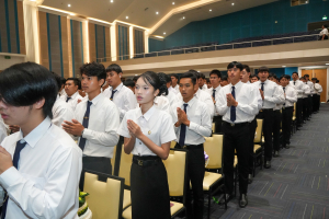 มรภ.เทพสตรี จัดพิธีไหว้ครูนักศึกษาภาคปกติ ประจำปีการศึกษา 2568