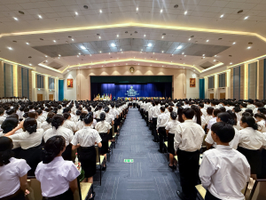 มรภ.เทพสตรี จัดพิธีไหว้ครูนักศึกษาภาคปกติ ประจำปีการศึกษา 2568