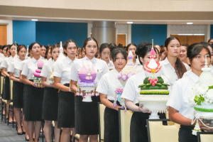 มรภ.เทพสตรี จัดพิธีไหว้ครูนักศึกษาภาคปกติ ประจำปีการศึกษา 2568