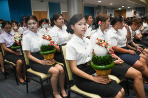 มรภ.เทพสตรี จัดพิธีไหว้ครูนักศึกษาภาคปกติ ประจำปีการศึกษา 2568