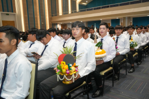 มรภ.เทพสตรี จัดพิธีไหว้ครูนักศึกษาภาคปกติ ประจำปีการศึกษา 2568