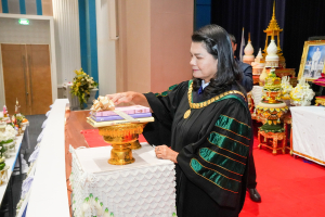 มรภ.เทพสตรี จัดพิธีไหว้ครูนักศึกษาภาคปกติ ประจำปีการศึกษา 2568