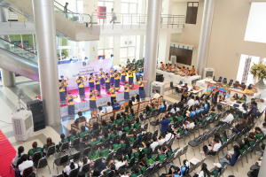 สำนักศิลปะและวัฒนธรรม จัดงานสืบสานงานประเพณีเข้าพรรษา ถวายผ้าอาบน้ำฝนและเทียนพรรษา ปี พ.ศ. 2568