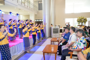 สำนักศิลปะและวัฒนธรรม จัดงานสืบสานงานประเพณีเข้าพรรษา ถวายผ้าอาบน้ำฝนและเทียนพรรษา ปี พ.ศ. 2568