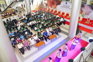 สำนักศิลปะและวัฒนธรรม จัดงานสืบสานงานประเพณีเข้าพรรษา ถวายผ้าอาบน้ำฝนและเทียนพรรษา ปี พ.ศ. 2568