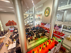 สำนักศิลปะและวัฒนธรรม จัดงานสืบสานงานประเพณีเข้าพรรษา ถวายผ้าอาบน้ำฝนและเทียนพรรษา ปี พ.ศ. 2568