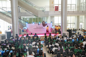 สำนักศิลปะและวัฒนธรรม จัดงานสืบสานงานประเพณีเข้าพรรษา ถวายผ้าอาบน้ำฝนและเทียนพรรษา ปี พ.ศ. 2568