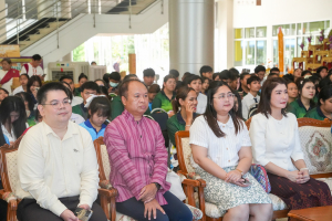 สำนักศิลปะและวัฒนธรรม จัดงานสืบสานงานประเพณีเข้าพรรษา ถวายผ้าอาบน้ำฝนและเทียนพรรษา ปี พ.ศ. 2568