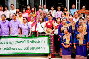 สำนักศิลปะและวัฒนธรรม จัดงานสืบสานงานประเพณีเข้าพรรษา ถวายผ้าอาบน้ำฝนและเทียนพรรษา ปี พ.ศ. 2568