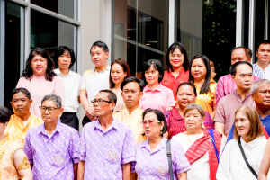 สำนักศิลปะและวัฒนธรรม จัดงานสืบสานงานประเพณีเข้าพรรษา ถวายผ้าอาบน้ำฝนและเทียนพรรษา ปี พ.ศ. 2568
