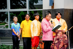 สำนักศิลปะและวัฒนธรรม จัดงานสืบสานงานประเพณีเข้าพรรษา ถวายผ้าอาบน้ำฝนและเทียนพรรษา ปี พ.ศ. 2568