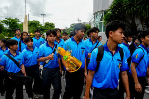 สำนักศิลปะและวัฒนธรรม จัดงานสืบสานงานประเพณีเข้าพรรษา ถวายผ้าอาบน้ำฝนและเทียนพรรษา ปี พ.ศ. 2568