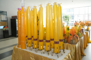 สำนักศิลปะและวัฒนธรรม จัดงานสืบสานงานประเพณีเข้าพรรษา ถวายผ้าอาบน้ำฝนและเทียนพรรษา ปี พ.ศ. 2568