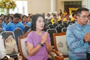 สำนักศิลปะและวัฒนธรรม จัดงานสืบสานงานประเพณีเข้าพรรษา ถวายผ้าอาบน้ำฝนและเทียนพรรษา ปี พ.ศ. 2568