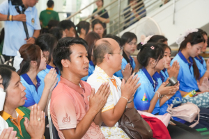 สำนักศิลปะและวัฒนธรรม จัดงานสืบสานงานประเพณีเข้าพรรษา ถวายผ้าอาบน้ำฝนและเทียนพรรษา ปี พ.ศ. 2568