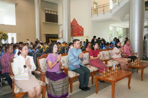 สำนักศิลปะและวัฒนธรรม จัดงานสืบสานงานประเพณีเข้าพรรษา ถวายผ้าอาบน้ำฝนและเทียนพรรษา ปี พ.ศ. 2568